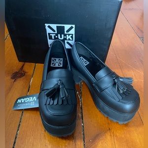 TUK Fringe Loafer Platform